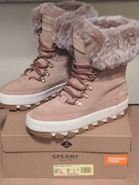 NEW Women's 6 Sperry Torrent Winter Waterproof Snow Boots - MSRP $170